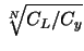 $\sqrt[N]{C_L/C_y}$